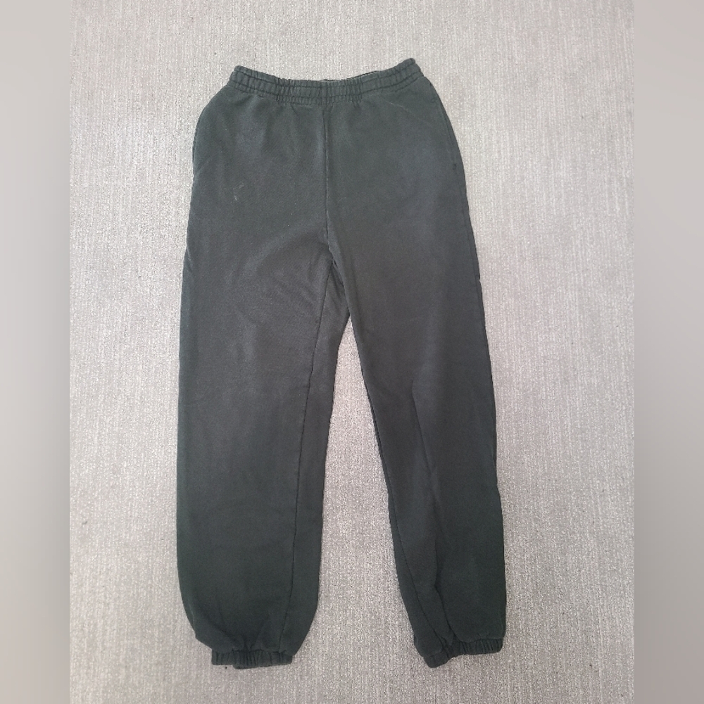 Uniqlo Green Sweatpants Elastic Waistband Loose Fit